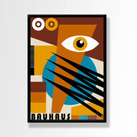 איור דיגיטלי בסגנון באוהאוס