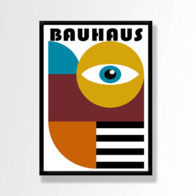 איור דיגיטלי בסגנון באוהאוס