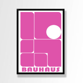 איור דיגיטלי בסגנון באוהאוס