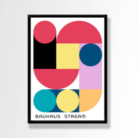 איור דיגיטלי בסגנון באוהאוס