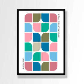 איור דיגיטלי בסגנון באוהאוס