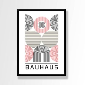 איור דיגיטלי בסגנון באוהאוס