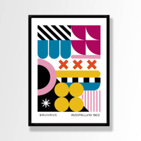 איור דיגיטלי בסגנון באוהאוס