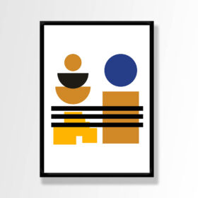 איור דיגיטלי בסגנון באוהאוס