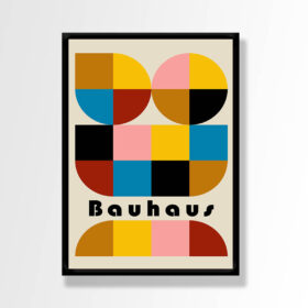 איור דיגיטלי בסגנון באוהואס