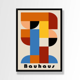 איור דיגיטלי בסגנון באוהאוס