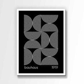 איור דיגיטלי בסגנון באוהאוס