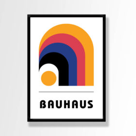 איור דיגיטלי בסגנון באוהאוס