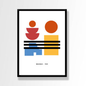 איור דיגיטלי בסגנון באוהאוס